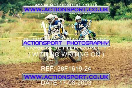Photo: 38F1619-24 ActionSport Photography 17/08/2003 Moredon MX Aces of Motocross - Farleigh Castle _3_Seniors #6