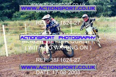 Photo: 38F1624-27 ActionSport Photography 17/08/2003 Moredon MX Aces of Motocross - Farleigh Castle _4_BW85s #28