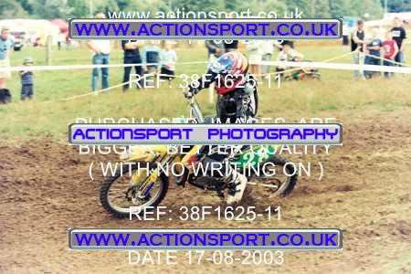 Photo: 38F1625-11 ActionSport Photography 17/08/2003 Moredon MX Aces of Motocross - Farleigh Castle _4_BW85s #28