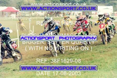Photo: 38F1629-08 ActionSport Photography 17/08/2003 Moredon MX Aces of Motocross - Farleigh Castle _5_SW85s #150