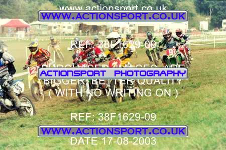 Photo: 38F1629-09 ActionSport Photography 17/08/2003 Moredon MX Aces of Motocross - Farleigh Castle _5_SW85s #150