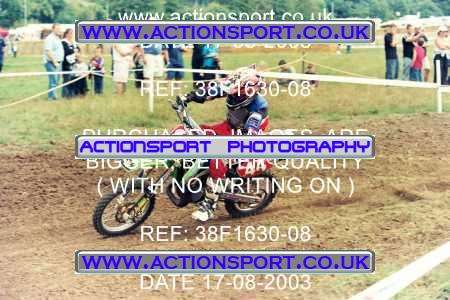 Photo: 38F1630-08 ActionSport Photography 17/08/2003 Moredon MX Aces of Motocross - Farleigh Castle _5_SW85s #44