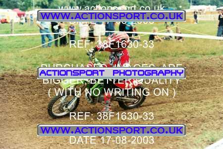 Photo: 38F1630-33 ActionSport Photography 17/08/2003 Moredon MX Aces of Motocross - Farleigh Castle _5_SW85s #150
