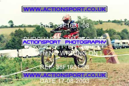 Photo: 38F1631-08 ActionSport Photography 17/08/2003 Moredon MX Aces of Motocross - Farleigh Castle _5_SW85s #44