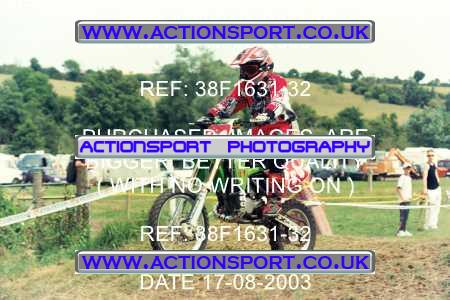 Photo: 38F1631-32 ActionSport Photography 17/08/2003 Moredon MX Aces of Motocross - Farleigh Castle _5_SW85s #150