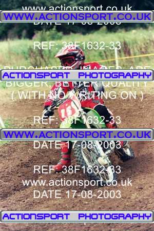 Photo: 38F1632-33 ActionSport Photography 17/08/2003 Moredon MX Aces of Motocross - Farleigh Castle _5_SW85s #150