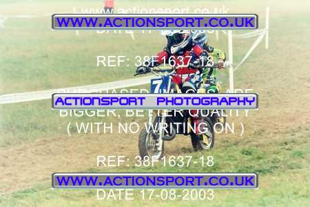 Photo: 38F1637-18 ActionSport Photography 17/08/2003 Moredon MX Aces of Motocross - Farleigh Castle _7_Autos #7