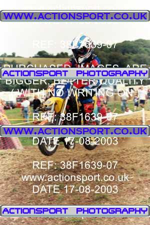 Photo: 38F1639-07 ActionSport Photography 17/08/2003 Moredon MX Aces of Motocross - Farleigh Castle _7_Autos #7