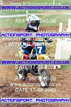Photo: 38F1640-06 ActionSport Photography 17/08/2003 Moredon MX Aces of Motocross - Farleigh Castle _7_Autos #7