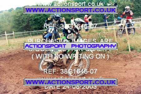 Photo: 38G1646-07 ActionSport Photography 24/08/2003 BSMA National Cotswolds Youth AMC - Bromyard  _1_AMX #92