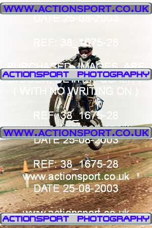 Photo: 38_1675-28 ActionSport Photography 25/08/2003 YMSA Poole & Parkstone MC - Winterbourne Gunner _6_Senior125 #16