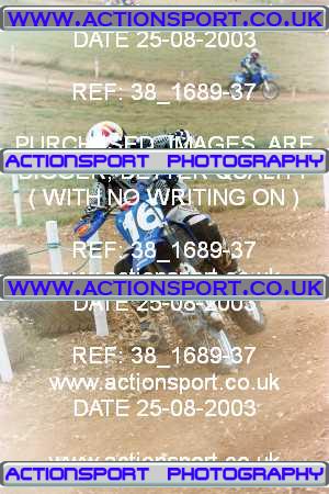 Photo: 38_1689-37 ActionSport Photography 25/08/2003 YMSA Poole & Parkstone MC - Winterbourne Gunner _6_Senior125 #16