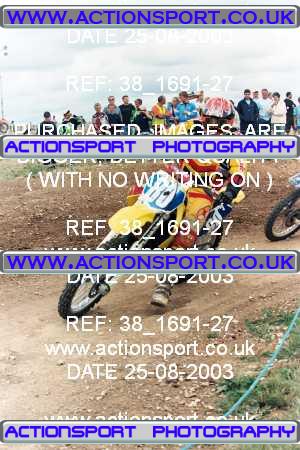 Photo: 38_1691-27 ActionSport Photography 25/08/2003 YMSA Poole & Parkstone MC - Winterbourne Gunner _6_Senior125 #80