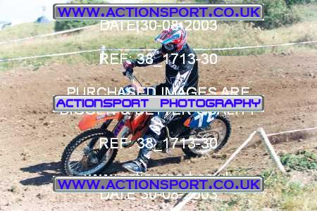 Photo: 38_1713-30 ActionSport Photography 30/08/2003 Mid Wilts SMC Battle of Bushton - Bushton  _5_Seniors #72