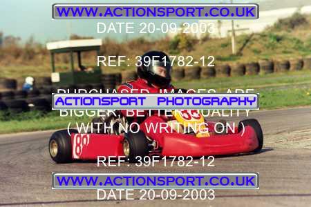 Photo: 39F1782-12 ActionSport Photography 20/09/2003 F6 Karting - Bayford Meadow _1_Biland-F6Biland-F6Open #88