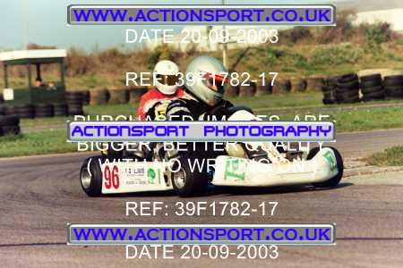 Photo: 39F1782-17 ActionSport Photography 20/09/2003 F6 Karting - Bayford Meadow _1_Biland-F6Biland-F6Open #96