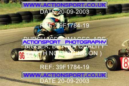 Photo: 39F1784-19 ActionSport Photography 20/09/2003 F6 Karting - Bayford Meadow _1_Biland-F6Biland-F6Open #96