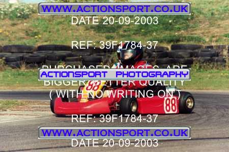 Photo: 39F1784-37 ActionSport Photography 20/09/2003 F6 Karting - Bayford Meadow _1_Biland-F6Biland-F6Open #88