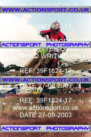 Photo: 39F1824-17 ActionSport Photography 26-27/09/2003 ACU BYMX Team Event - Polesworth _1_AMX #8