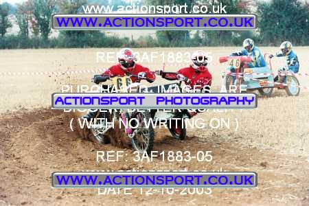 Photo: 3AF1883-05 ActionSport Photography 12/10/2003 ACU Basingstoke MX - Odiham  _3_Sidecars #66
