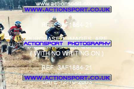 Photo: 3AF1884-21 ActionSport Photography 12/10/2003 ACU Basingstoke MX - Odiham  _1_Quads #9990