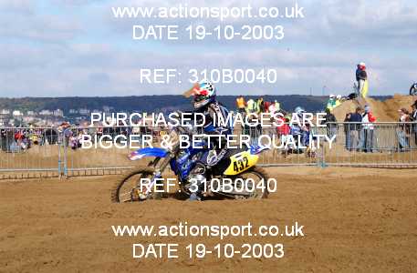Photo: 310B0040 ActionSport Photography 18,19/10/2003 Weston Beach Race  _2_Solos #432