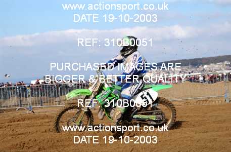 Photo: 310B0051 ActionSport Photography 18,19/10/2003 Weston Beach Race  _2_Solos #51