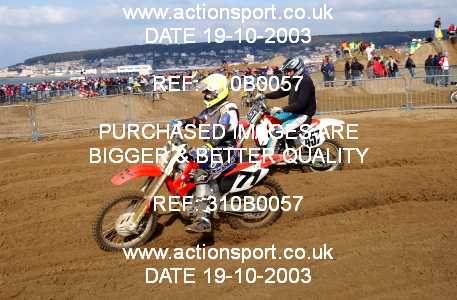 Photo: 310B0057 ActionSport Photography 18,19/10/2003 Weston Beach Race  _2_Solos #71