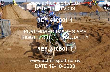 Photo: 310B0111 ActionSport Photography 18,19/10/2003 Weston Beach Race  _2_Solos #231