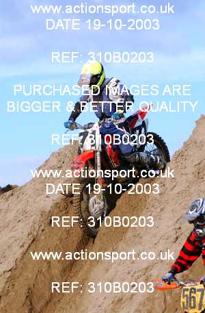 Photo: 310B0203 ActionSport Photography 18,19/10/2003 Weston Beach Race  _2_Solos #71