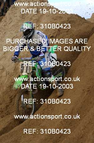 Photo: 310B0423 ActionSport Photography 18,19/10/2003 Weston Beach Race  _2_Solos #51