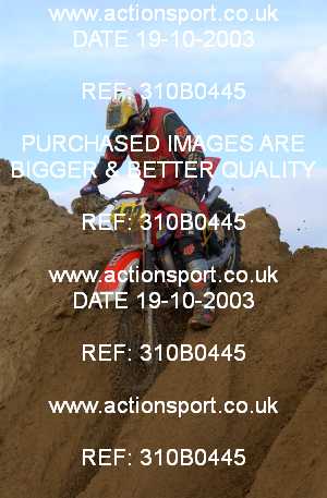 Photo: 310B0445 ActionSport Photography 18,19/10/2003 Weston Beach Race  _2_Solos #132