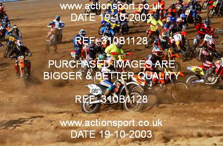 Photo: 310B1128 ActionSport Photography 18,19/10/2003 Weston Beach Race  _2_Solos #249