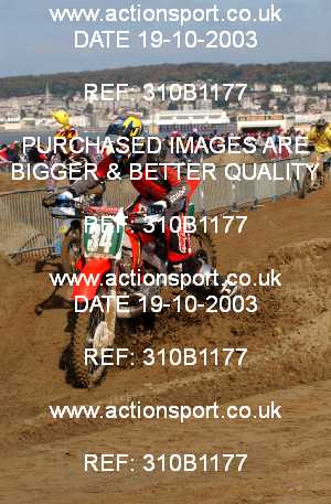 Photo: 310B1177 ActionSport Photography 18,19/10/2003 Weston Beach Race  _2_Solos #34