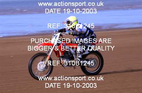 Photo: 310B1245 ActionSport Photography 18,19/10/2003 Weston Beach Race  _2_Solos #71