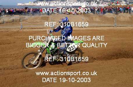 Photo: 310B1659 ActionSport Photography 18,19/10/2003 Weston Beach Race  _2_Solos #231