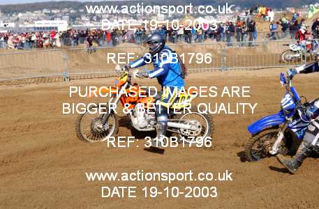 Photo: 310B1796 ActionSport Photography 18,19/10/2003 Weston Beach Race  _2_Solos #404