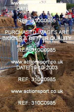 Photo: 310C0985 ActionSport Photography 18,19/10/2003 Weston Beach Race  _2_Solos #582