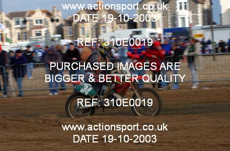 Photo: 310E0019 ActionSport Photography 18,19/10/2003 Weston Beach Race  _2_Solos #34