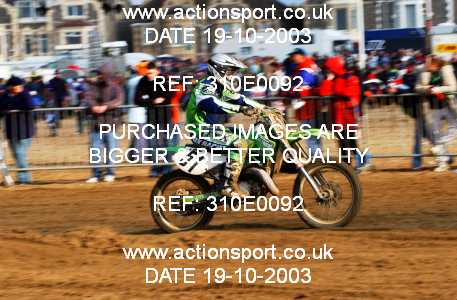 Photo: 310E0092 ActionSport Photography 18,19/10/2003 Weston Beach Race  _2_Solos #51