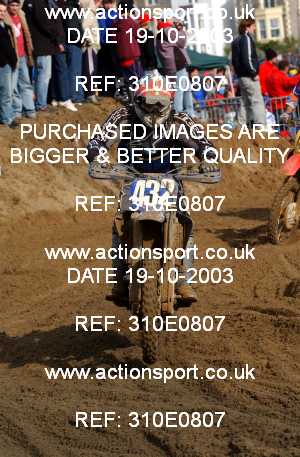 Photo: 310E0807 ActionSport Photography 18,19/10/2003 Weston Beach Race  _2_Solos #432