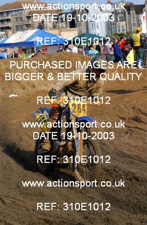 Photo: 310E1012 ActionSport Photography 18,19/10/2003 Weston Beach Race  _2_Solos #264