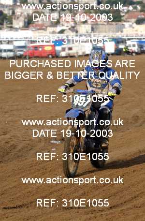 Photo: 310E1055 ActionSport Photography 18,19/10/2003 Weston Beach Race  _2_Solos #497