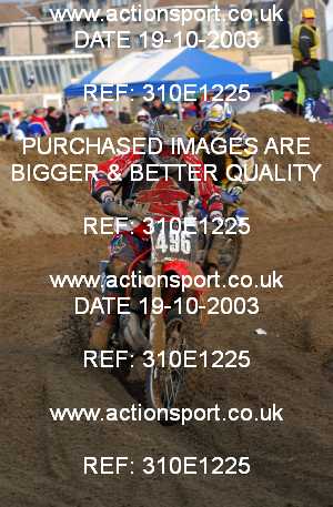 Photo: 310E1225 ActionSport Photography 18,19/10/2003 Weston Beach Race  _2_Solos #496