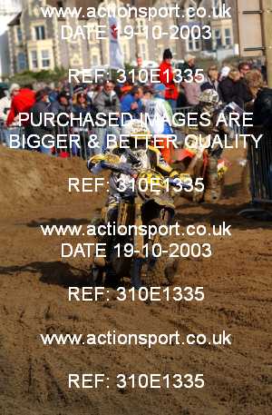 Photo: 310E1335 ActionSport Photography 18,19/10/2003 Weston Beach Race  _2_Solos #246