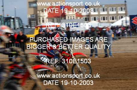 Photo: 310E1503 ActionSport Photography 18,19/10/2003 Weston Beach Race  _2_Solos #496