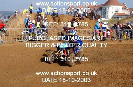 Photo: 310_3785 ActionSport Photography 18,19/10/2003 Weston Beach Race  _1_QuadsAndSidecars #224