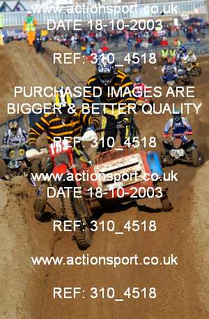 Photo: 310_4518 ActionSport Photography 18,19/10/2003 Weston Beach Race  _1_QuadsAndSidecars #159