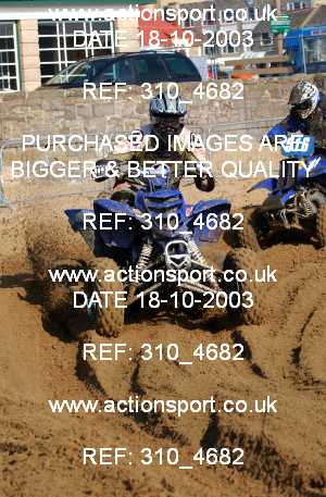 Photo: 310_4682 ActionSport Photography 18,19/10/2003 Weston Beach Race  _1_QuadsAndSidecars #9002