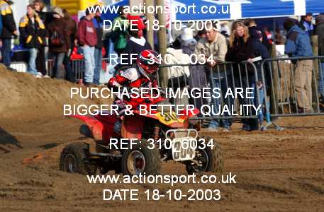 Photo: 310_6034 ActionSport Photography 18,19/10/2003 Weston Beach Race  _1_QuadsAndSidecars #304